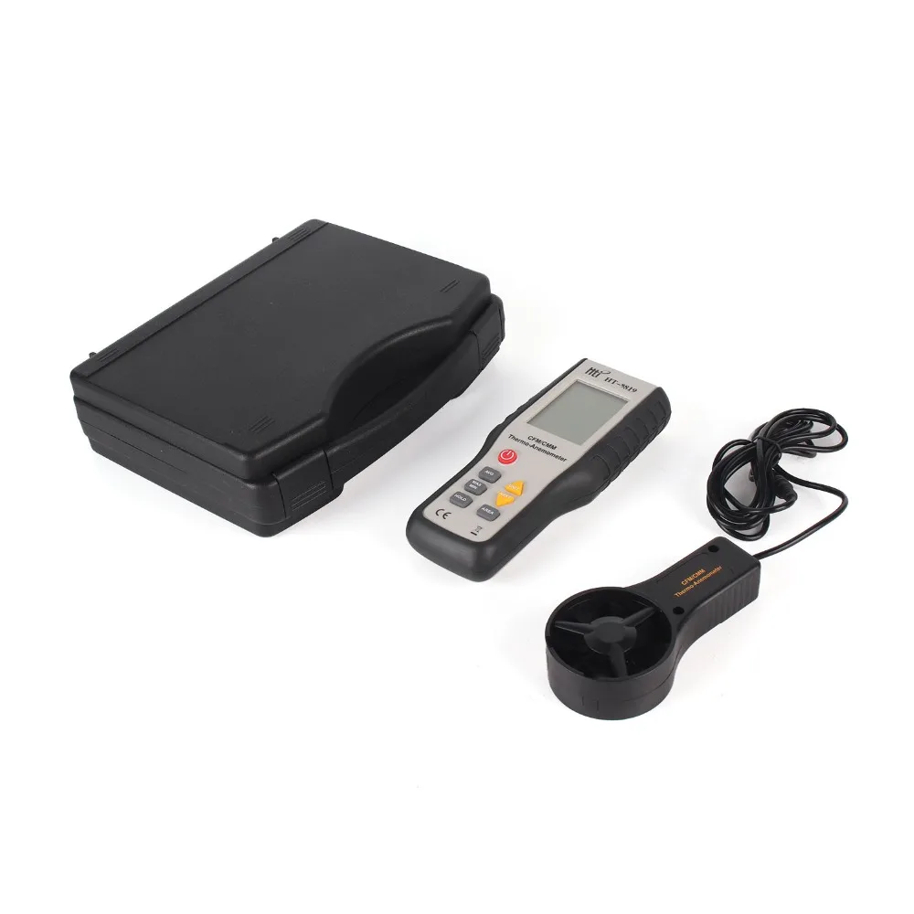 

HT-9819 High Quality Handheld Mini LCD Screen Display Digital Wind Speed Gauge Meter Measure Anemometer