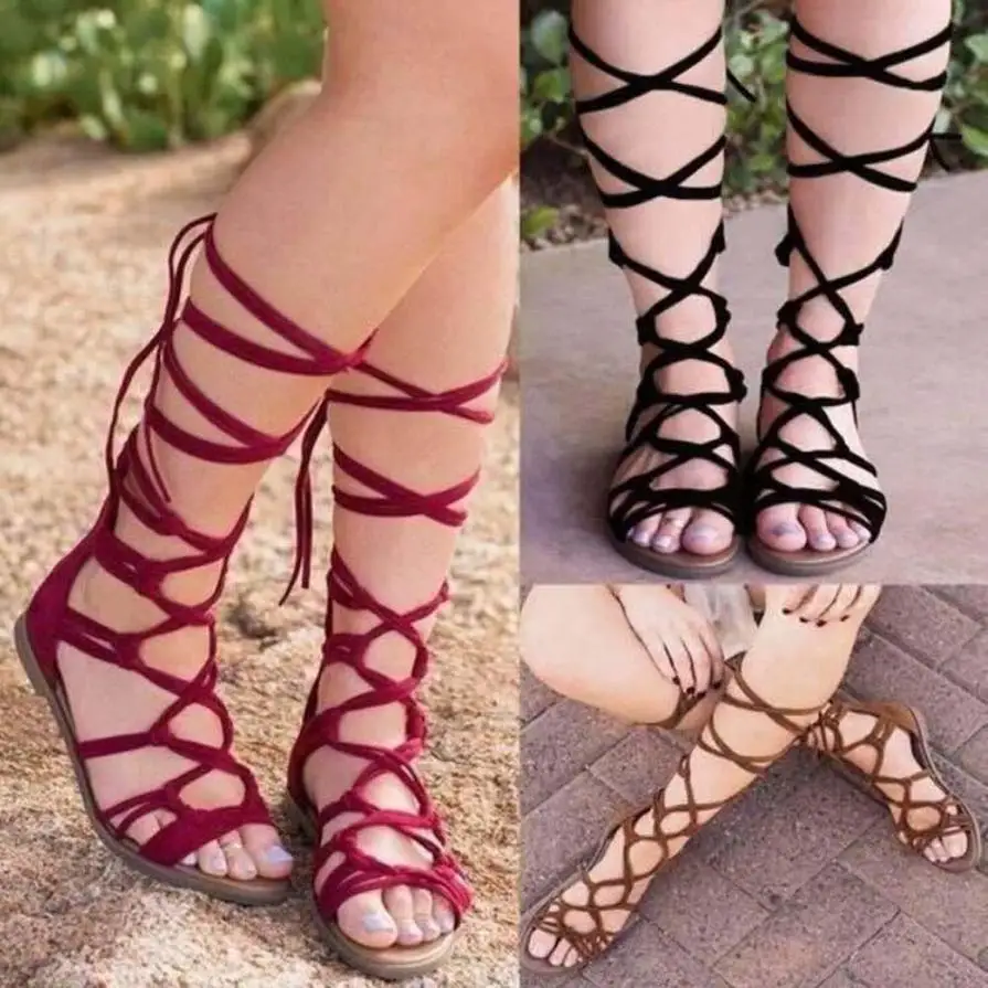 

SAGACE Shoes Sandals fashion High Boots Sandals Women Bohemian Summer Casual Shoes Casual sandals summer 2018MA30
