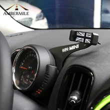 AMBERMILE Car Mobile Phone Holder Bracket Union Jack Decorations for BMW Mini Cooper Countryman F60 Accessories Car Styling