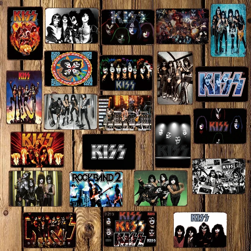 

[ WellCraft ] Rock Music Star Metal Sign Posters art Vintage Mural Painting Personality Custom Decor LT-1741