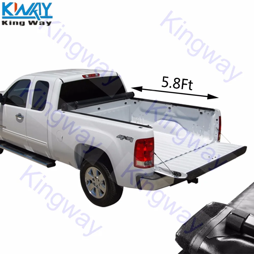 King Way-булочка вверх шторка 5.8Ft кровать для 2007-2013 Chevy Silverado GMC Sierra