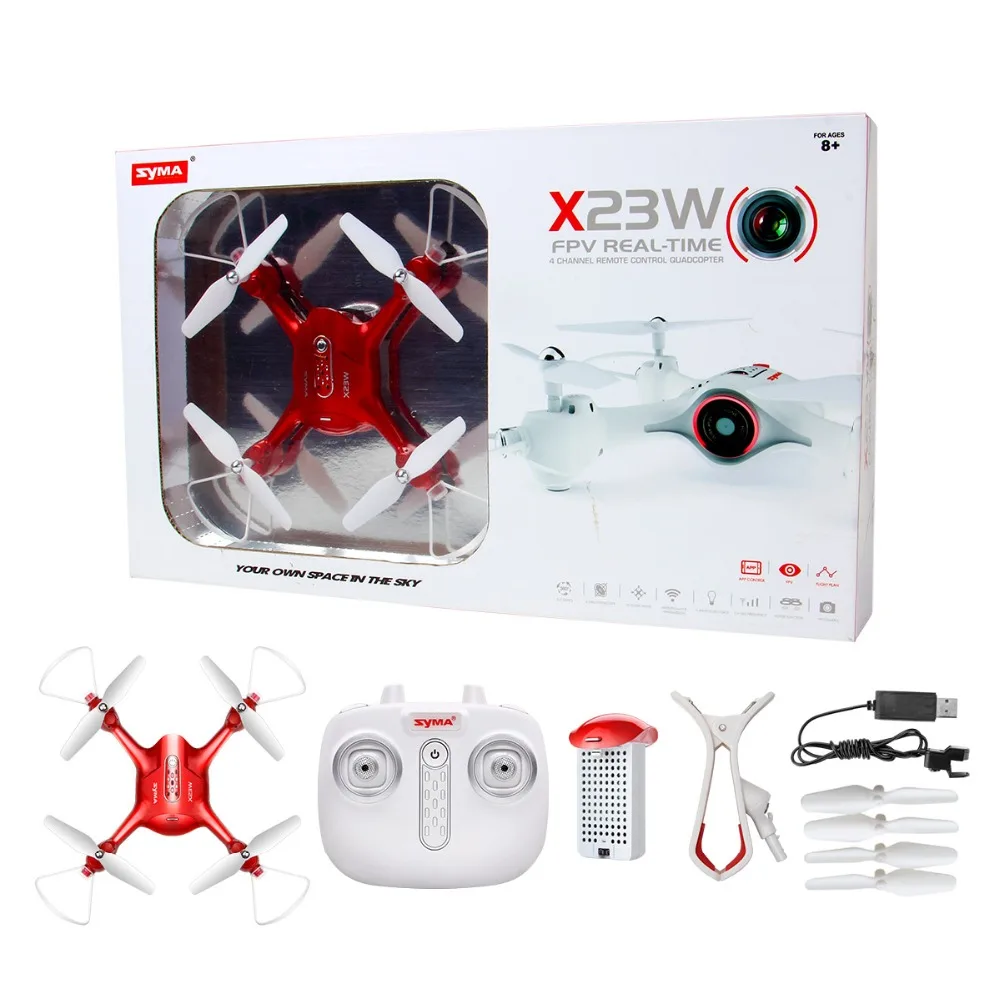 Оригинальный Дрон SYMA X23W с пультом дистанционного управления камерой Wifi FPV RC