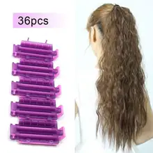 36 шт./кор. заколка для волос волнистая Плойка для завивки баров устройство для кукурузных палочек DIY бигуди пушистые зажимы ролики пушистые корни волос завивка инструмент для укладки волос