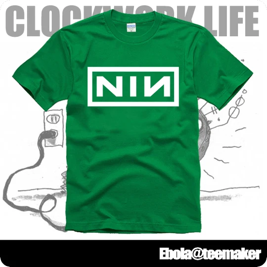 Ectic Новинка 2018 Бесплатная доставка Модная одежда для пары NIN Nine Inch Nails Летняя