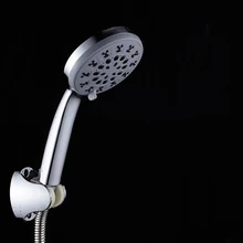 SHAI 3 функции ручная душевая головка водосберегающая ABS круглая душевая головка хромированная дождевая лейка душа для ванной комнаты NIERSI