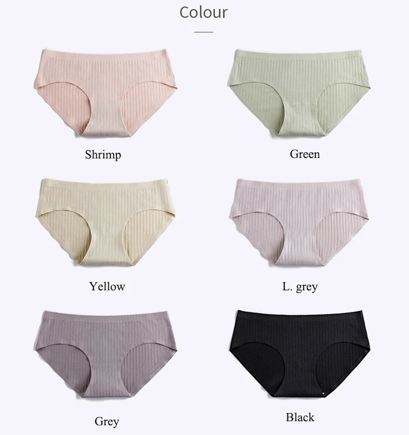 Women Fashion Panties Seamless Briefs Set Soft Ultra-thin Underwear Cotton Comfort Plus Size Underpants XXL 3pcs/lot#F