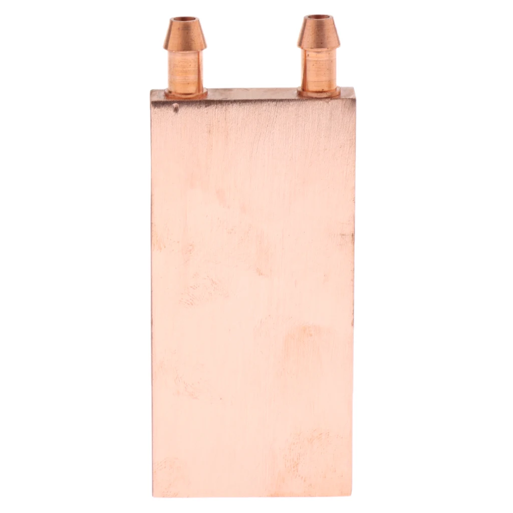 1 Piece DIY Copper Water Cooling Block CPU PC Computer For Graphics GPU Endothermic Head Single-Sided Polished 40*80mm