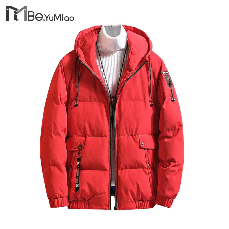 

Be.YuMiao Winter men's short coat in the year trend down jacket thickened mens winter jackets and coats hip hop winter