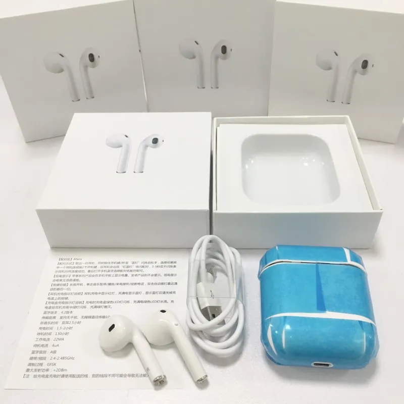 

I7S Afans I8 TWS Mini Wireless Bluetooth Earphone With Charger Box Sport Twins Headset Earbud Handsfree I9S TWS for ios iphone