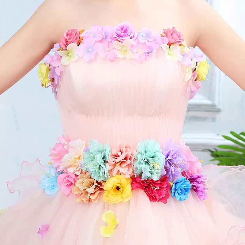 

100%real carnival flowers masquerade court medieval dress renaissance Gown queen Victorian /Marie/ Belle Ball/ball gown