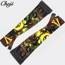 CHEJI Велоспорт рука рукава Защита от солнца бег Гольф MTB Велосипедный спорт без пальцев Прихватки для мангала рука теплее