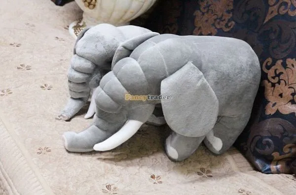Fancytrader 31'' 80cm Rare Stuffed Soft Plush Grey Emulational Africa Elephant, Free Shipping FT50165 (2)