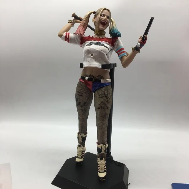 12inch Real Clothes Can be Undress Crazy Toys Sexy Suicide Squad Harley Quinn PVC Action Figure