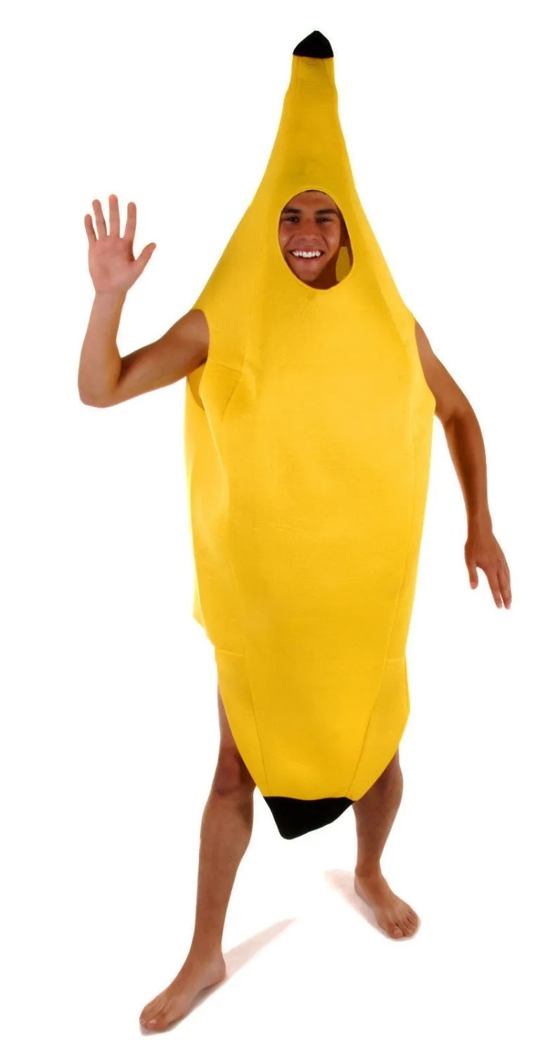 Men Banana Hawaiian Fancy Dress Up Funny Costume Men Banana Hawaiian Fancy Dress Up Funny Costume Party Outfit Size In Y Costumes From Novelty Special Use On