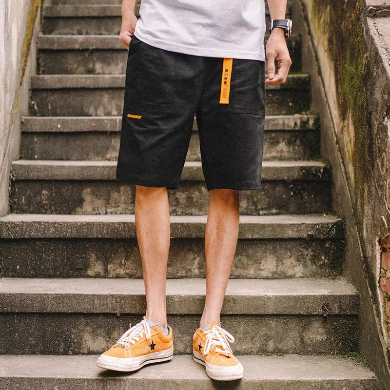 

Alharbi In stock 2019 Summer Solid Mens Mid Waist Streetwear High for Mens