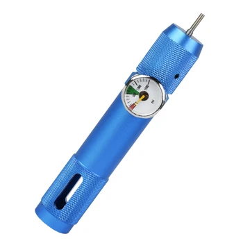 

Magorui 12g CO2 Cartridge Adapter Cylinder Refill Gas Chargers w/1500 PSI Integrated Quick Charging Tactical Shooting Hunt