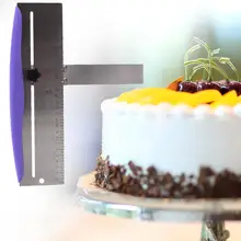 Cake Cutter, Stainless Steel High Strength High Temperature Resistance Durable Sturdy Smoother Layering Scraper, For Families