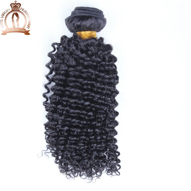 

Malaysian curly hair weaves 1pc lot 6A Malaysian virgin hair Kinky curly hair extensions natural black Malaysian kinky curly