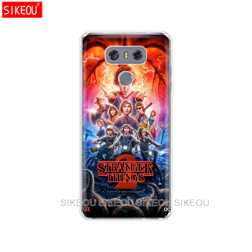 Силиконовый чехол для телефона LG G7 Q8 Q6 G6 MINI G5 V30 V7 V9 k10 k8 X POWER 2 stranger things|Бамперы| |