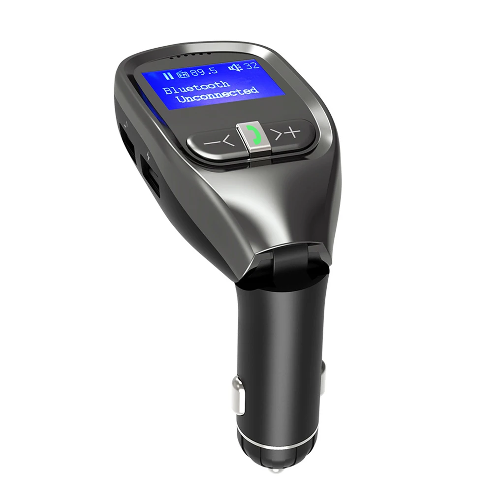 

FM Transmitter Wireless Hands Free Bluetooth V4.2 FM Modulator Car MP3 Player TF USB Music Player AUX Output