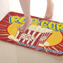 Popcorn стиль Коврики для улицы, смешной Противоскользящий коврик для ванной, дверные коврики, дверные коврики под входную дверь