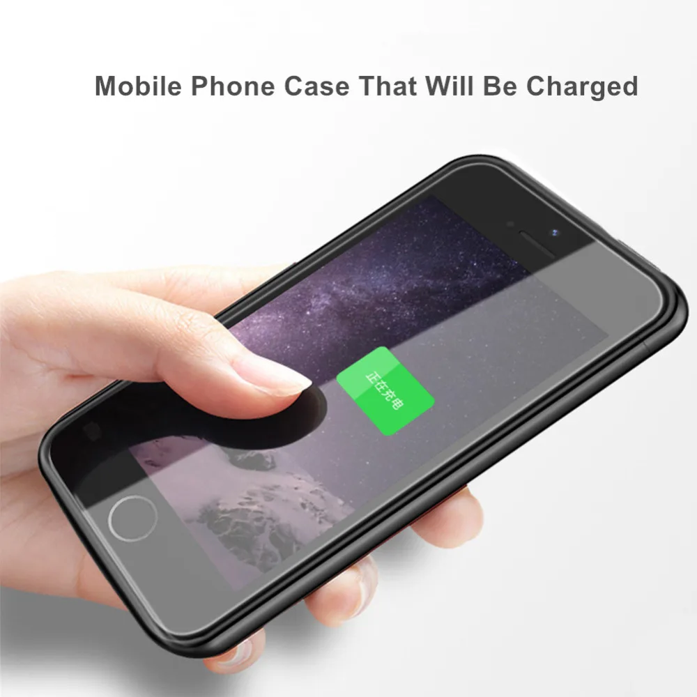 For iPhone 5 Battery Case 4000 Mah Charger Case Smart Phone Cover Power Bank For Iphone 5 5s SE Battery Case 