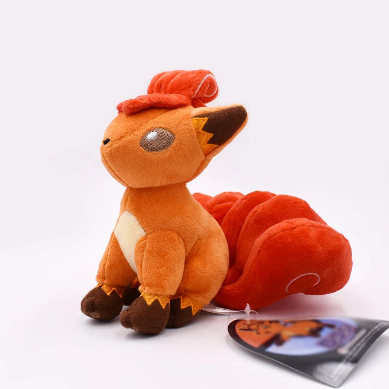 Новинка года Аниме Vulpix плюшевые куклы игрушечные лошадки хороший подарок для детей около 16 см