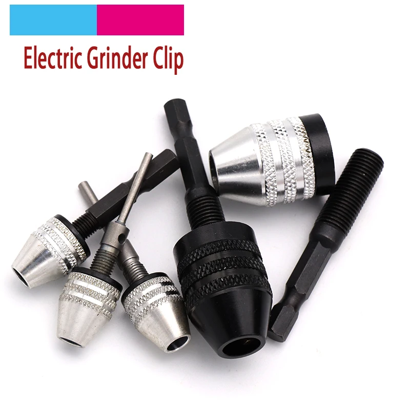 

New 1pcs Keyless Drill Chuck Screwdriver Impact Driver Adaptor 1/4 Hex Shank Drill Bit Tools Quick Change Convertor Adapter
