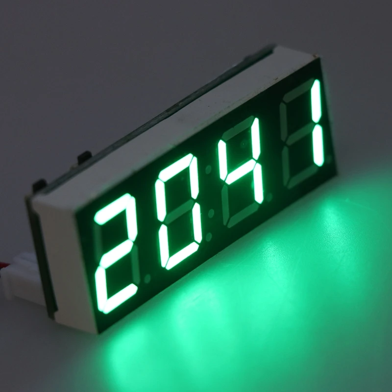 

12V 5-24V Electronic Voltmeter Thermometer Clock for Car Auto LED Monitor Module
