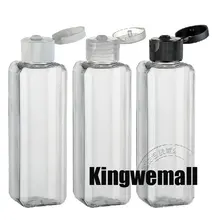 300 шт/партия 100 мл квадратный лосьон шампунь бутылочка лосьона для рук с откидной крышкой