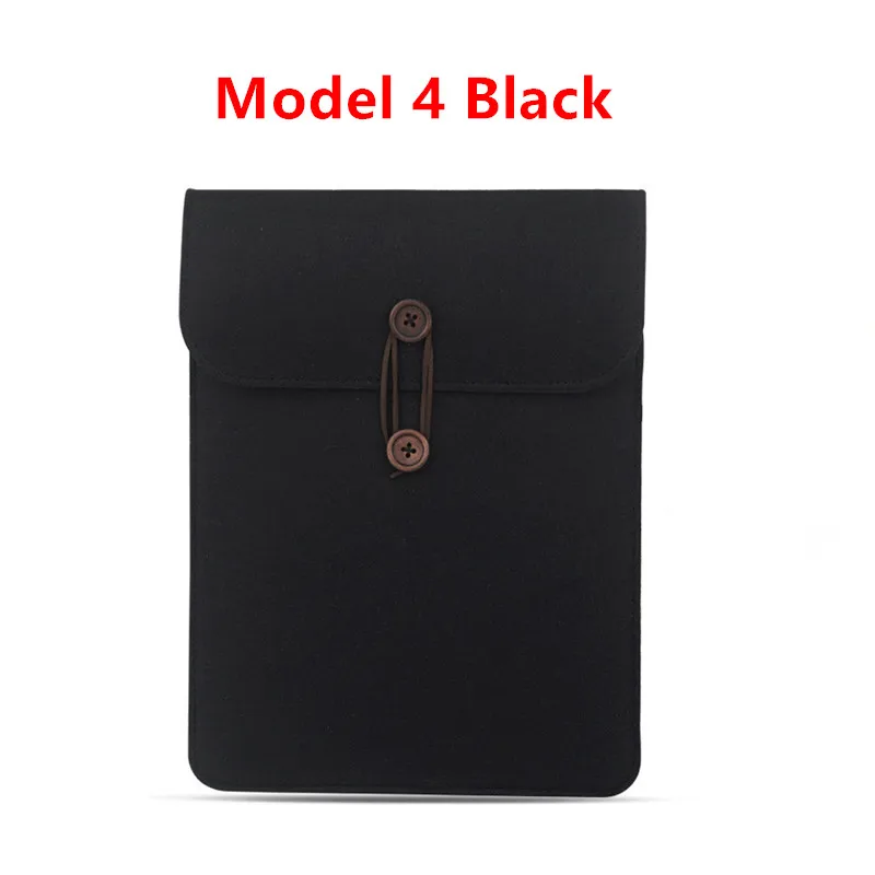 Mode 4 8.0 Black Мягкая фетровая сумка для нового iPad 9,7 pro 10,5 11 дюймов чехол для iPad mini xiaomi samsung huawei 7,9 7 8," 10" чехол для планшета - Цвет: Mode 4 8.0 Black
