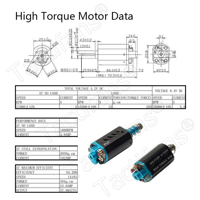 Baratos Motor AEG de alta torsión M160 eje largo corto para Airsoft AK M16 M4 MP5 G3 P90 AEG accesorios para pistola Airsoft