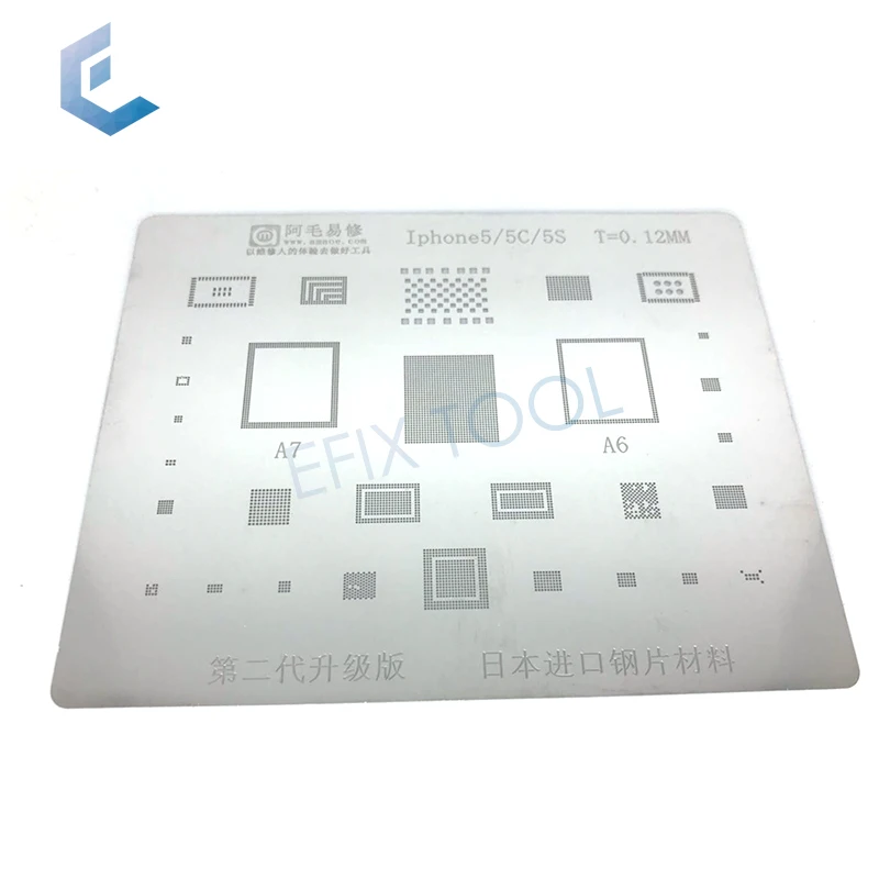 

Multi-purpose Plant tin steel net for iPhone 5 5c 5s 6 6p 6s 6sp 7 7p 8 8p x BGA Stencil IC repair planting tin