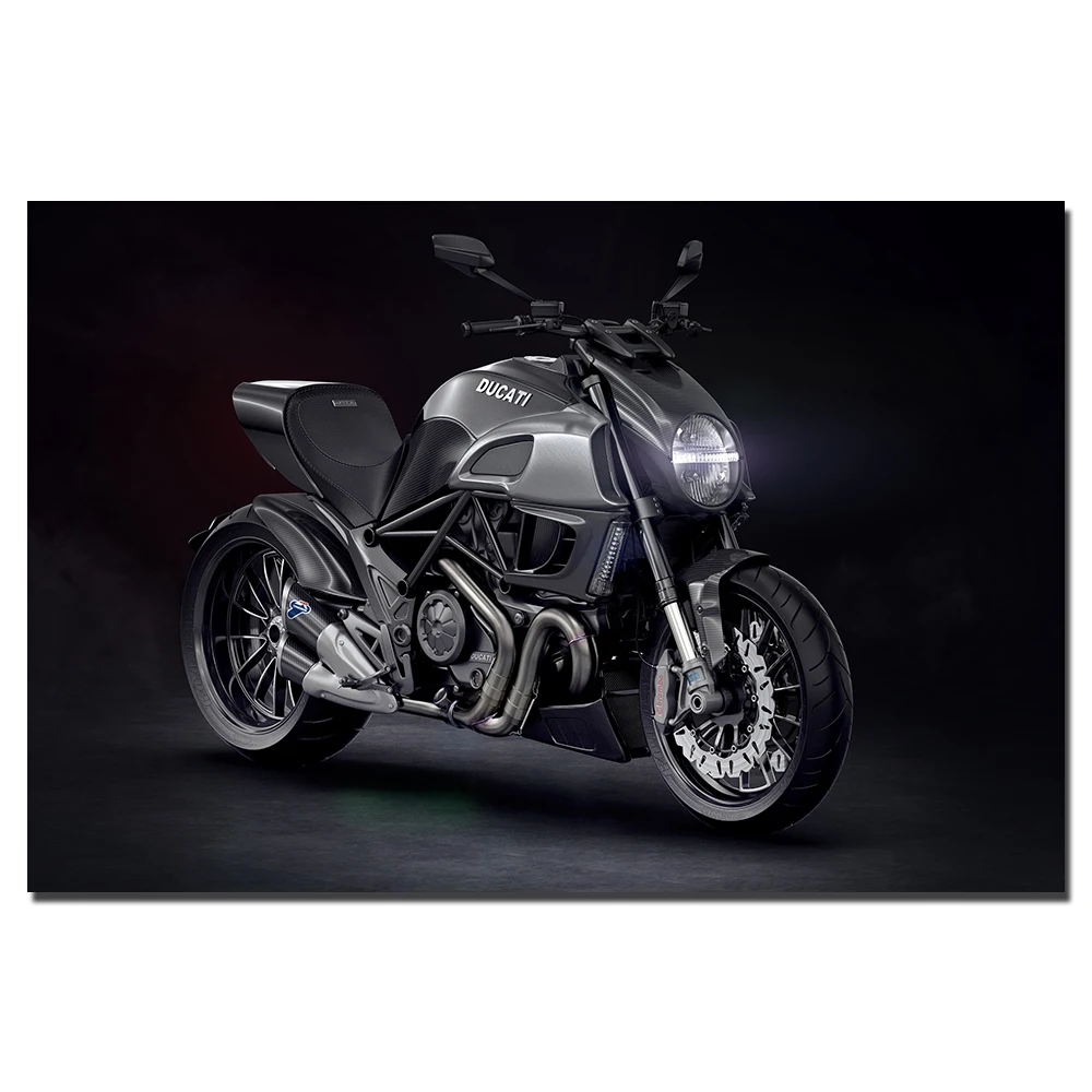 Ducati Diavel мускул постер с мотоциклами холст живопись рамкой настенные