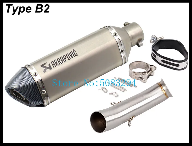 Arkapovic для KTM DUKE 125/250/390- KTM DUKE RC 125 390 Мотоцикл выхлопная труба глушитель выхлопной трубы мотоцикла Escape с DB убийца - Цвет: B2