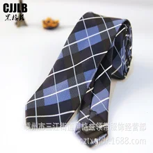 Полиэстер мужской галстук модный клетчатый галстук мужские галстуки 6 см галстук синий галстук для формального бизнеса Жених Брошь маленький цветок из прозрачного хрусталя