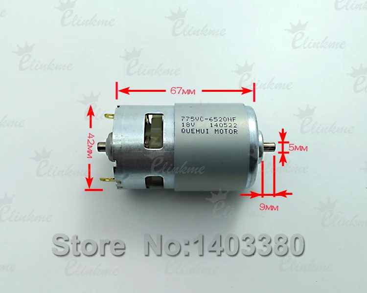 Завод прямых 775VC 18V ~ 21V DC мотор электрического ключа. Бесплатная доставка|motor 5v|motor