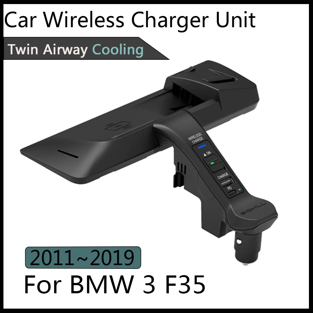 

10W Car Charging Qi Wireless Fast Charger For BMW 3 F35 2011~2019 For iphone Android Phone Plug and plag Accessories Fast