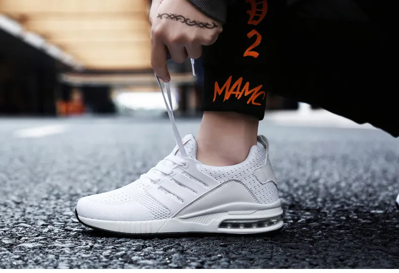 Sneakers Men Running Shoes Mesh Breathable Army Green Man Lace-up Jogging Shoes Couple Walking Sneakers Women (15)