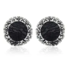 Новые женские сексуальные Стикини кружева круглые экзотические пассажи Ниппер крышка грудь