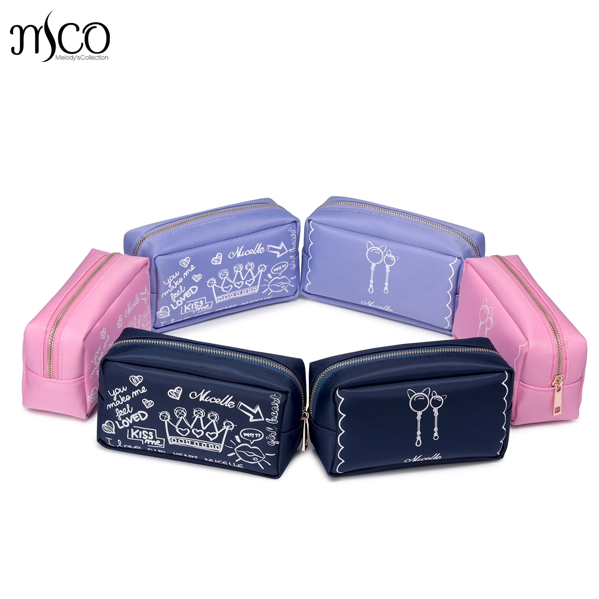 

Just star Women Cosmetic Toiletry Bag Clutch Cases Makeup Make up Organizer Pouch Bag For Travel Trip Carry-on Companion Zipper