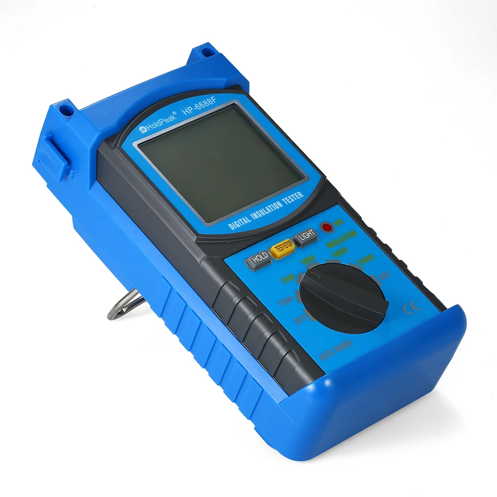 

With Bag HoldPeak Auto-range LCD Digital Insulation Resistance Tester Megger Megohmmeter DC Voltmeter stable safe