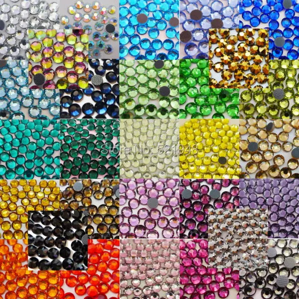 

High Quality !AAA Grade SS16(3.8~4.0mm) Many Colors DMC Hotfix Rhinestones with gule 288pcs/lot Strongly recommended!