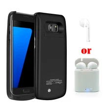 Для samsung Galaxy S7 4200 мАч/S7Edge 5200 мА/ч, высокое качество Мощность Bank пакет Батарея Зарядное устройство адаптер чехол. Наушники-вкладыши Tws Bluetooth гарнитура