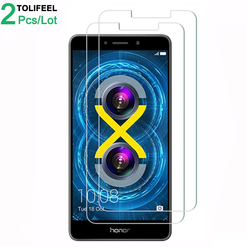

2Pcs Tempered Glass For Huawei Honor 6X Screen Protector 9H 2.5D Phone On Protective Glass For Huawei Honor 6X Glass