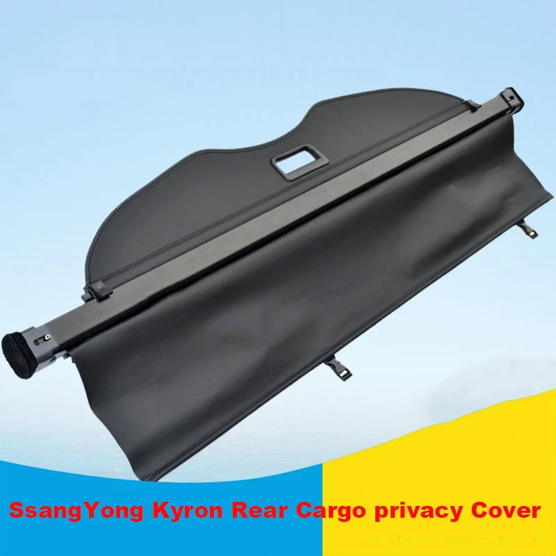 

For SsangYong Kyron 2008-2019 Rear Cargo privacy Cover Trunk Screen Security Shield shade covers(Black, beige)