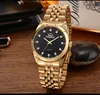 CHENXI Luxury Couple Watch Golden Fashion Stainless Steel Lovers Watch Quartz Wrist Watches For Women & Men Analog Wristwatch ► Photo 3/6