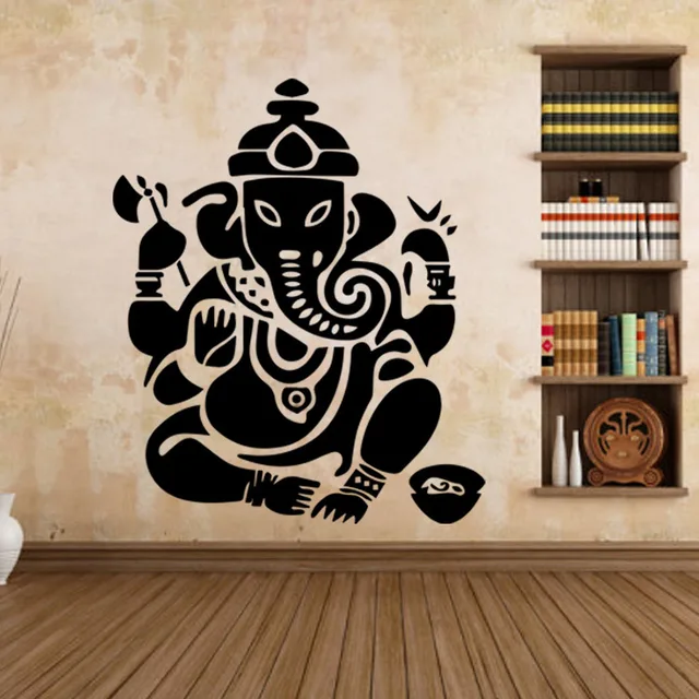 aliexpress : buy buddhist art wall stickers india aw9487
