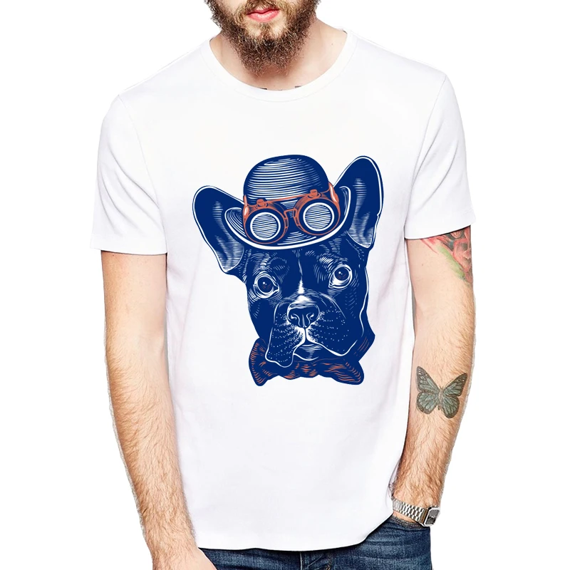 French Bulldog Head Design T-shirt
