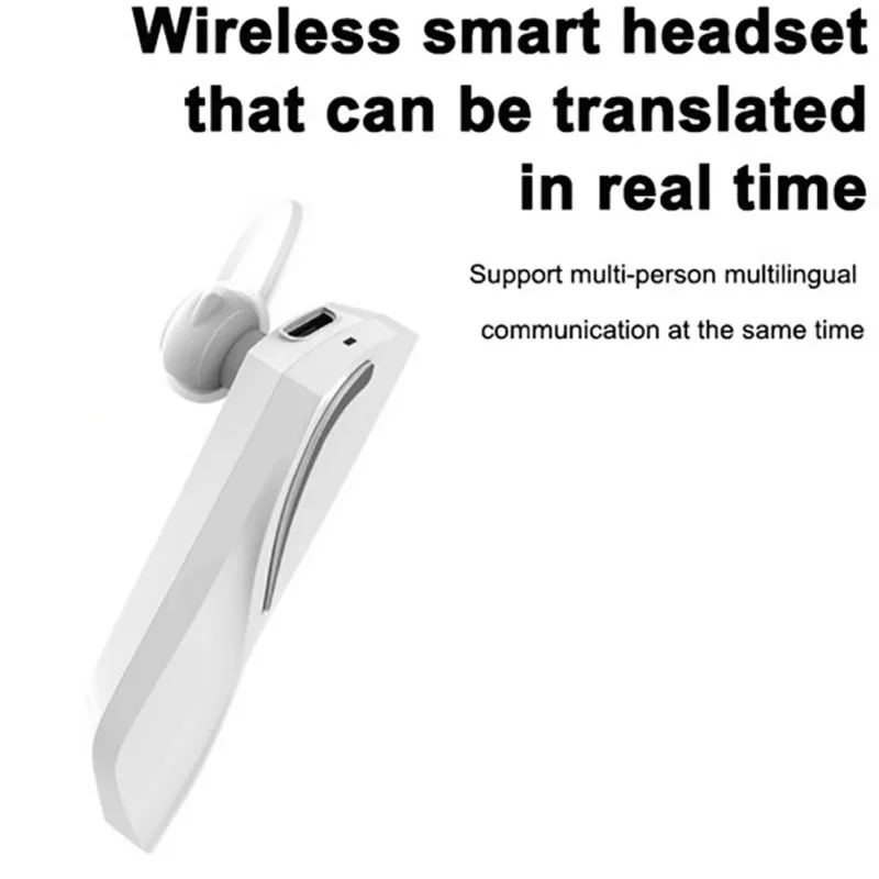 Bluetooth 5,0 наушники Портативный бизнес переводчик поддержка многонациональных конференций беспроводной многоязычный